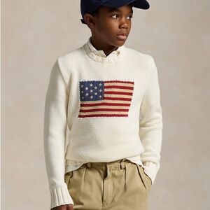 Ralph Lauren The Iconic Flag Sweater Boys L
